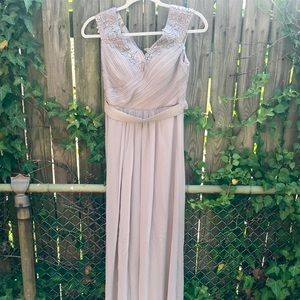 Everpretty Floor Length Gray Evening Gown
